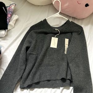 Grey Crew Neck Sweater